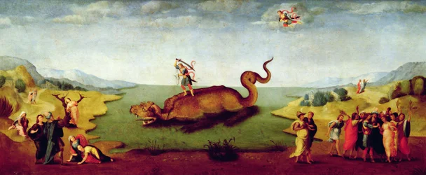 Perseus reddet Andromeda